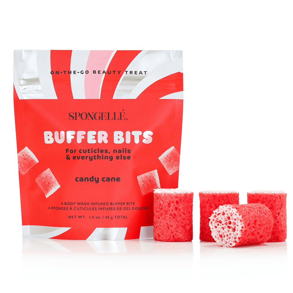 Candy Cane | Holiday PediPOP! Buffer Bits - themonogram manor 