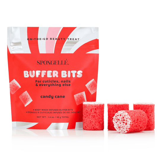 Candy Cane | Holiday PediPOP! Buffer Bits - themonogram manor 