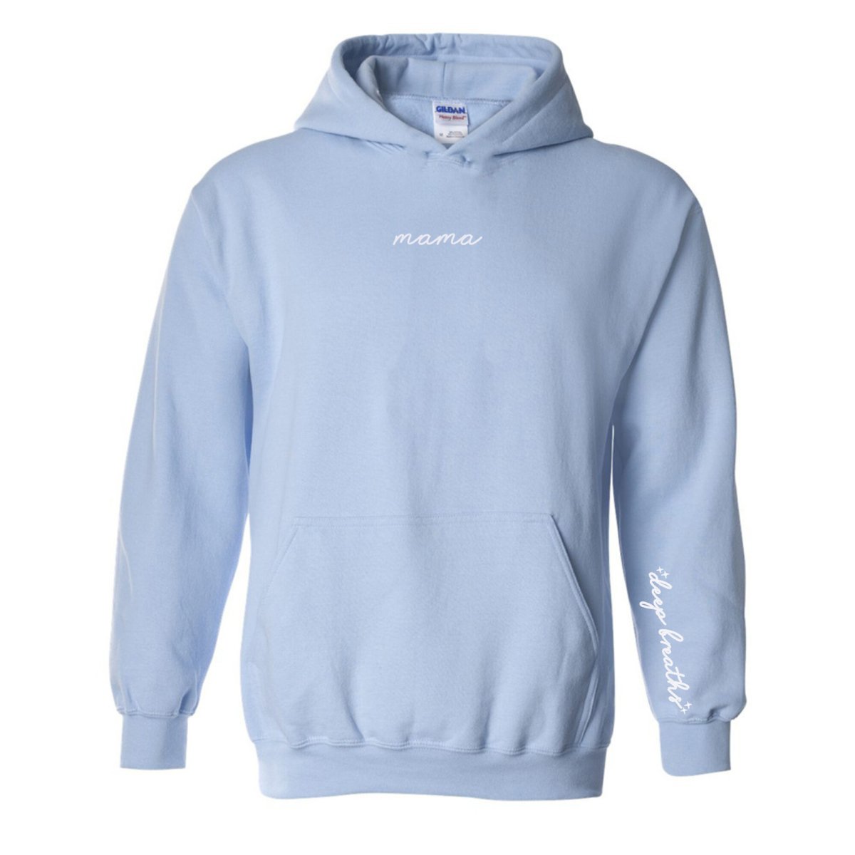 Mama 'Deep Breaths Reminder' Hoodie - themonogram manor 