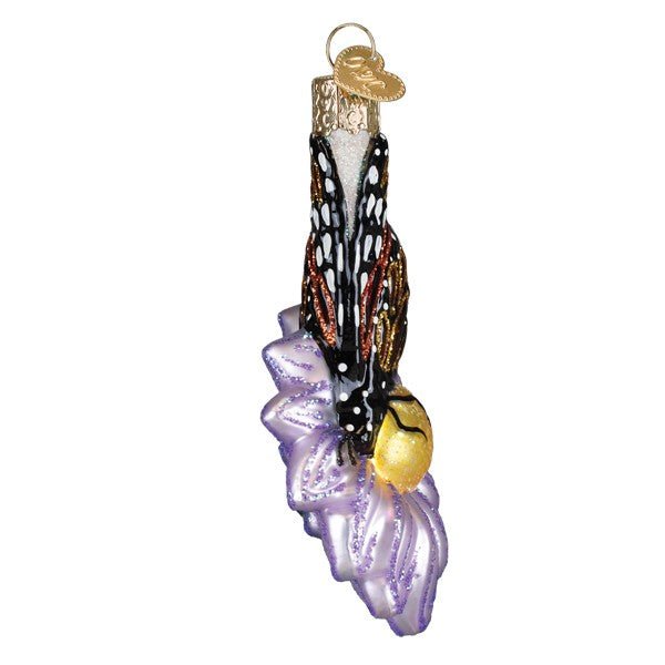 Monarch Butterfly On Flower Ornament - themonogram manor 