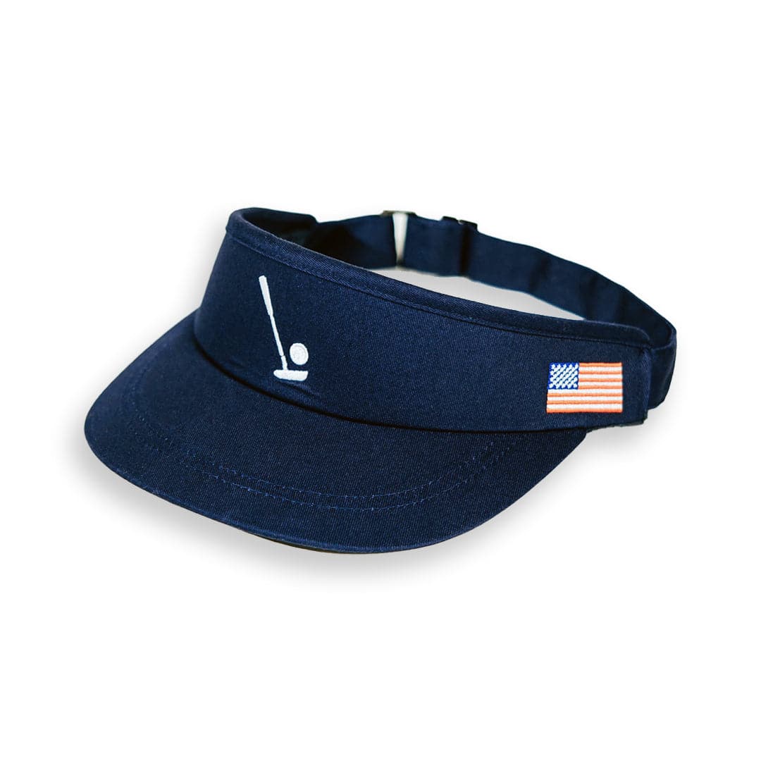 Sink It Navy Visor - themonogram manor 