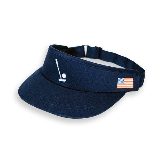 Sink It Navy Visor - themonogram manor 