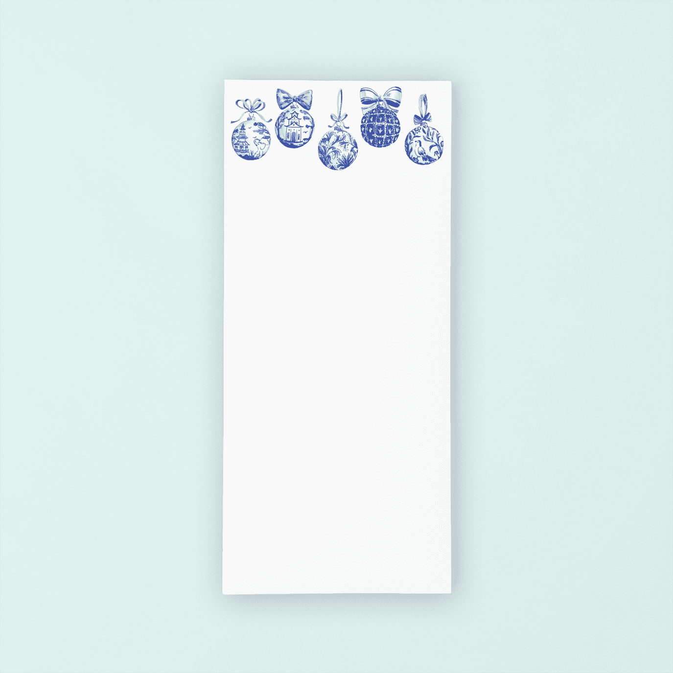 Chinoiserie Ornaments List Pad - themonogram manor 