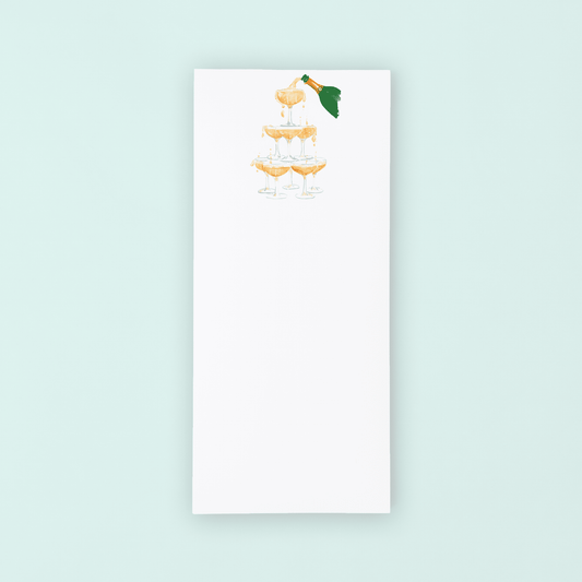 Champagne Tower List Pad - themonogram manor 