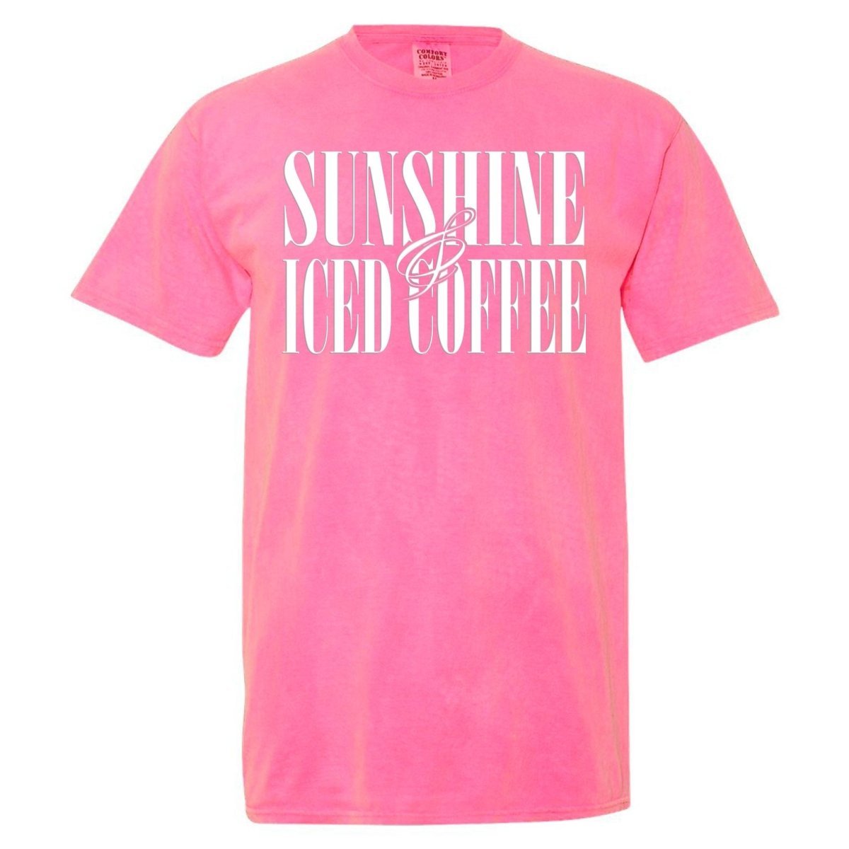PUFF 'Sunshine & Iced Coffee' T-Shirt - themonogram manor 