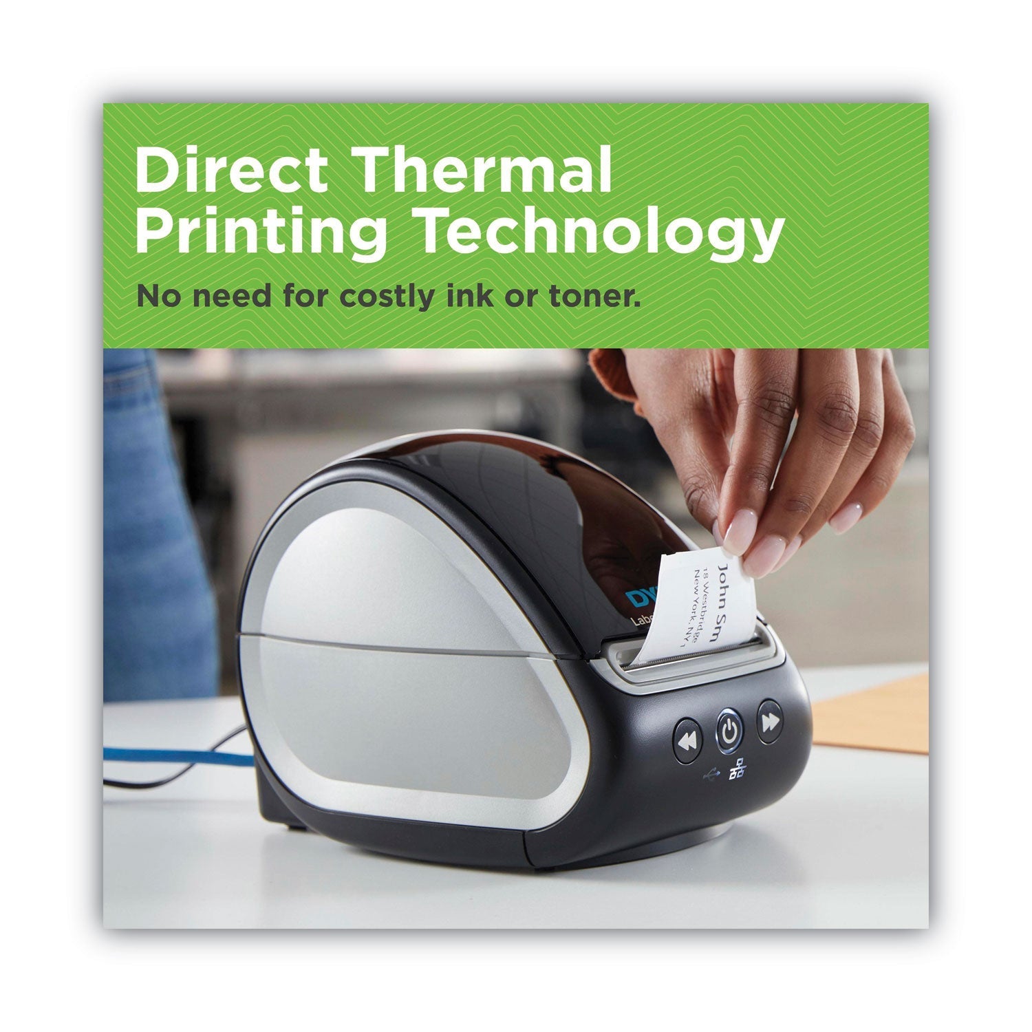 DYMO LabelWriter 550 Turbo Series Label Printer, 90 Labels/min Print Speed, 5.34 x 7.38 x 8.5 - themonogram manor 