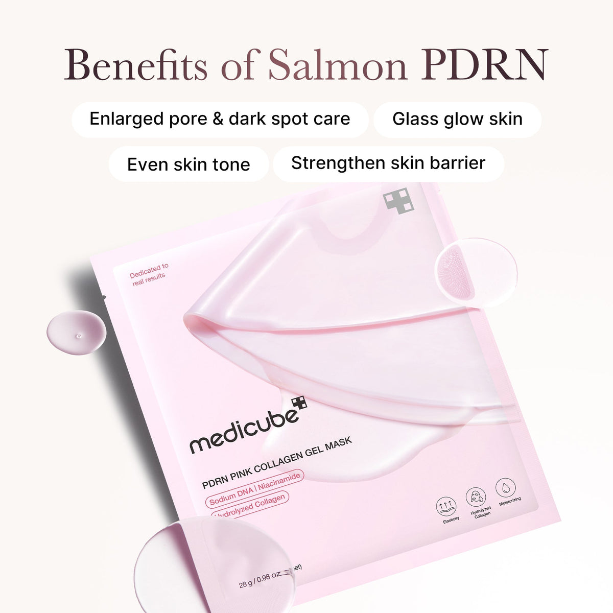 Salmon PDRN Pink Collagen Jelly Gel Mask - themonogram manor 