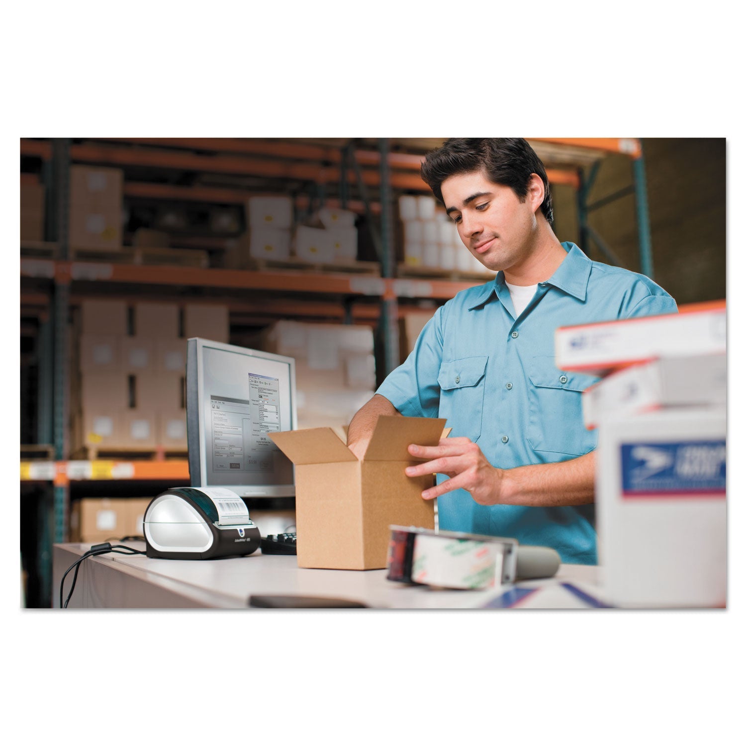 DYMO LabelWriter 4XL Label Printer, 53 Labels/min Print Speed, 7.3 x 7.8 x 5.5 - themonogram manor 