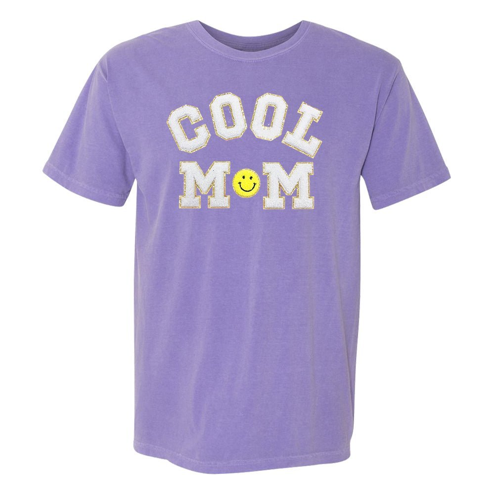 Cool Mom Letter Patch T-Shirt - themonogram manor 