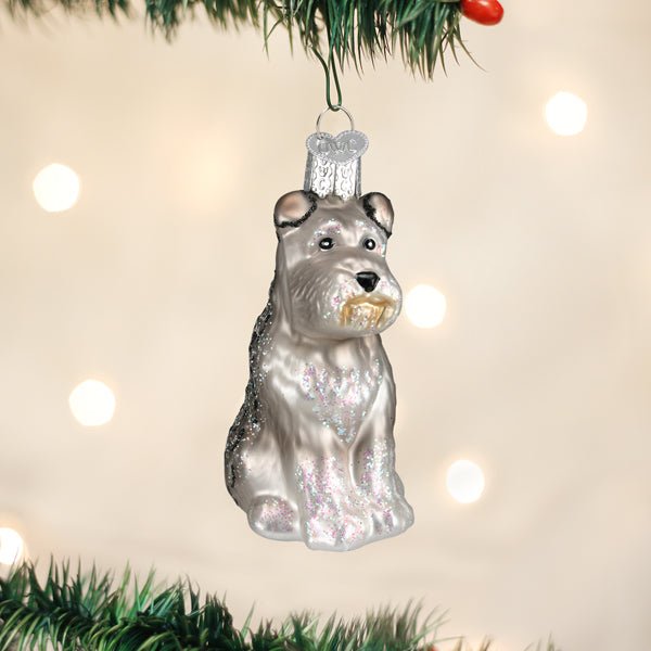 Grey Schnauzer Ornament - themonogram manor 