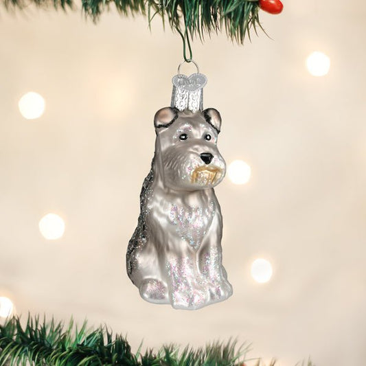 Grey Schnauzer Ornament - themonogram manor 