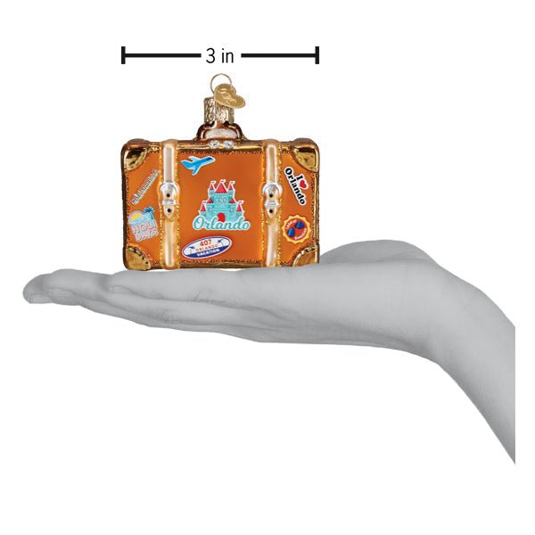 Orlando Suitcase Ornament - themonogram manor 