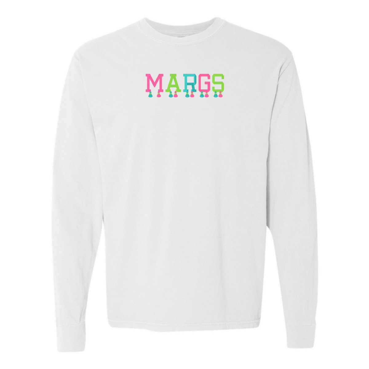 Embroidered Tasseled 'Margs' Long Sleeve - themonogram manor 