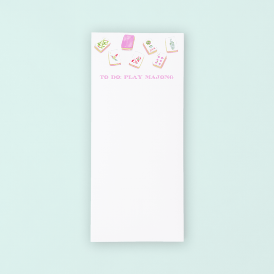 Play Mahjong List Notepad - themonogram manor 