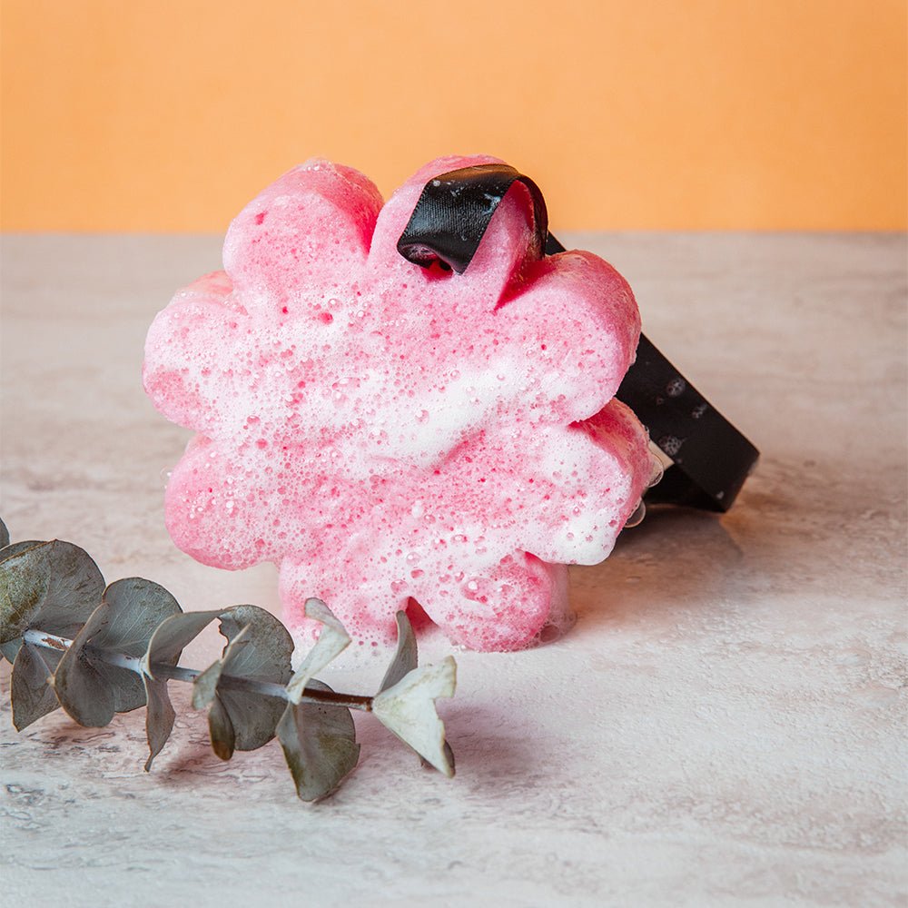 Bulgarian Rose | Wild Flower Bath Sponge - themonogram manor 