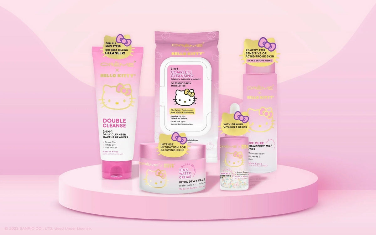 , Hello Kitty Pure Cure Strawberry Milk Toner, Klean Beauty™, 6.76 Fl. Oz. - themonogram manor 