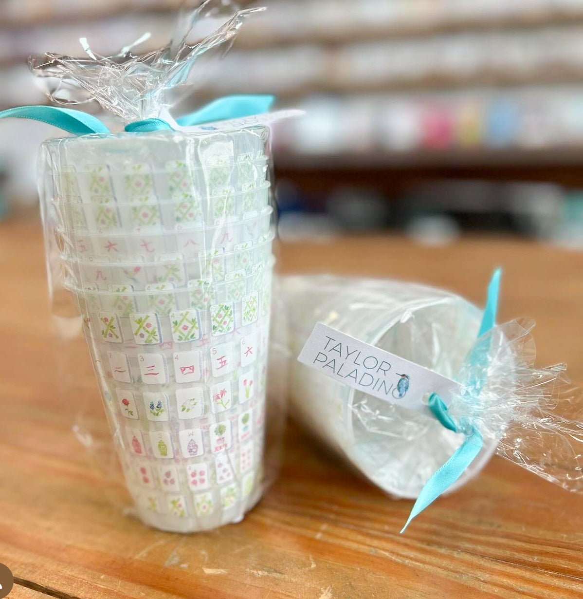 Mahjong Cups - themonogram manor 