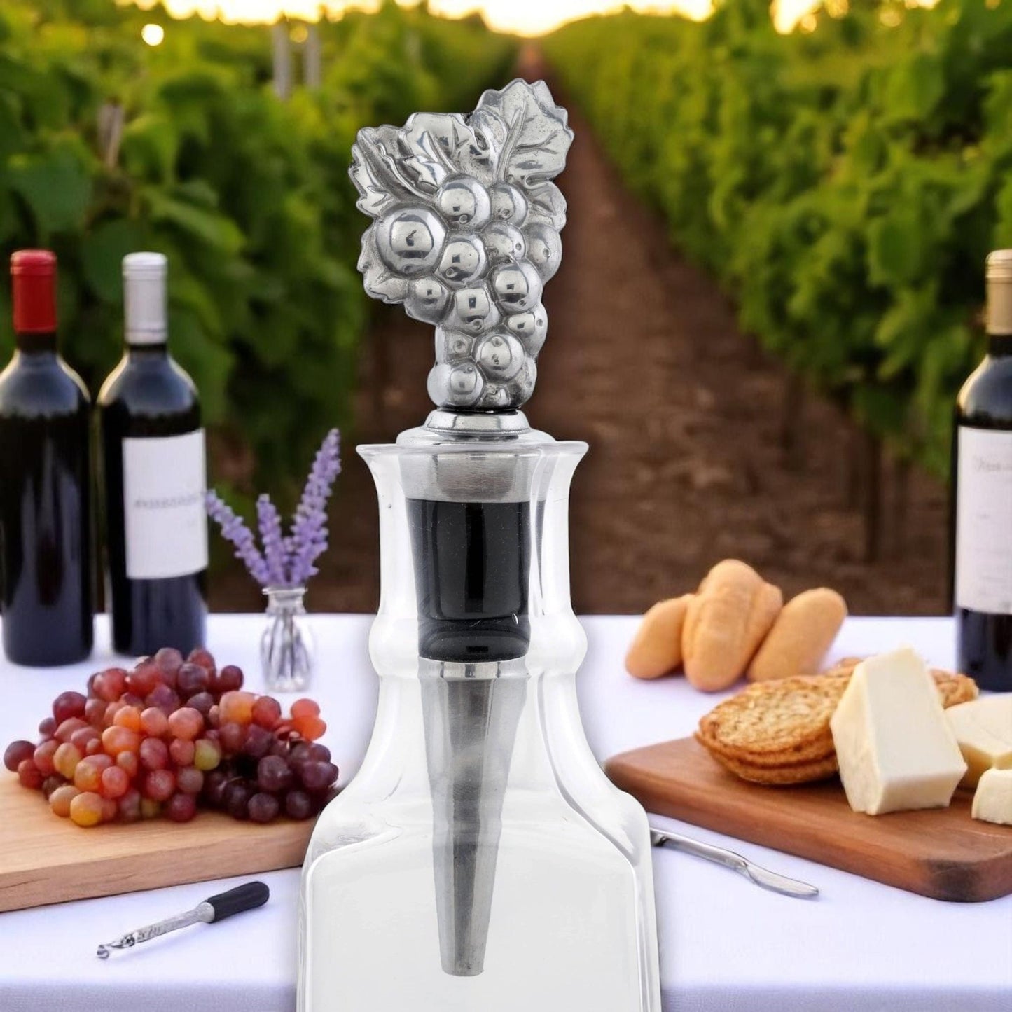 Grape Bottle Stopper - themonogram manor 