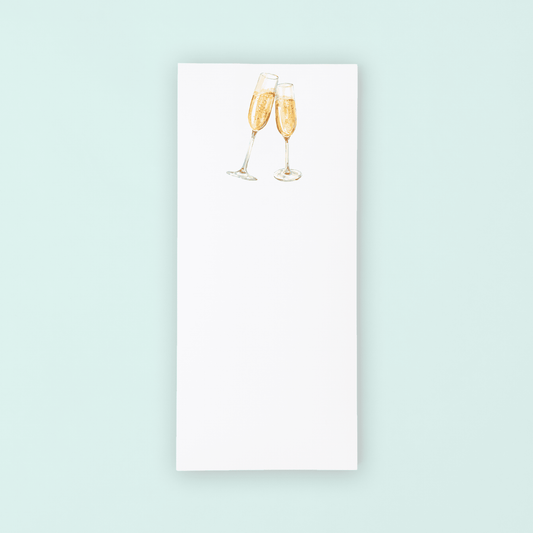 Champagne Clink List Pad - themonogram manor 
