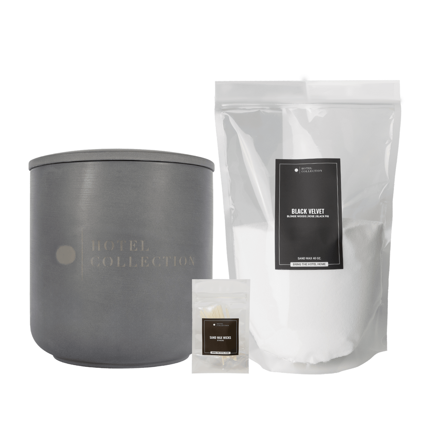Grande Ceramic Sand Wax Set - themonogram manor 