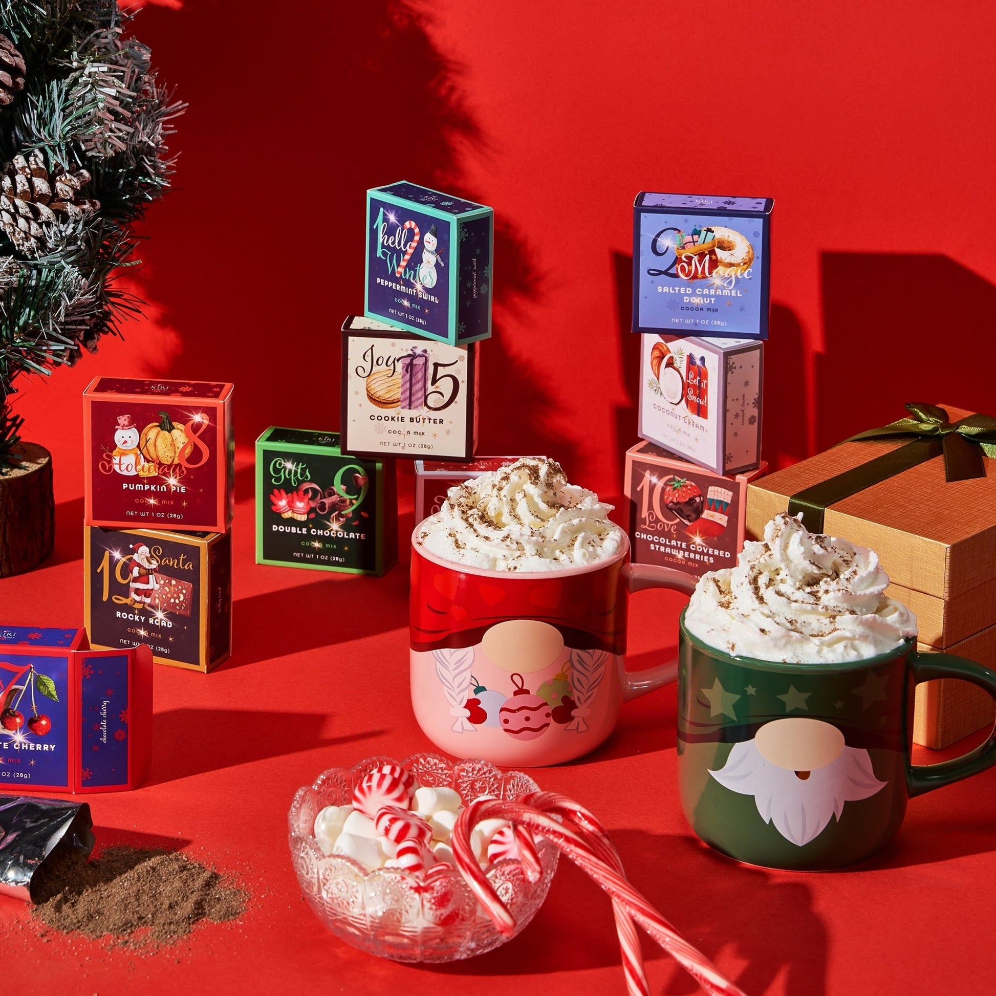 12 Days of Christmas Hot Chocolate, Giftable Food Set - themonogram manor 