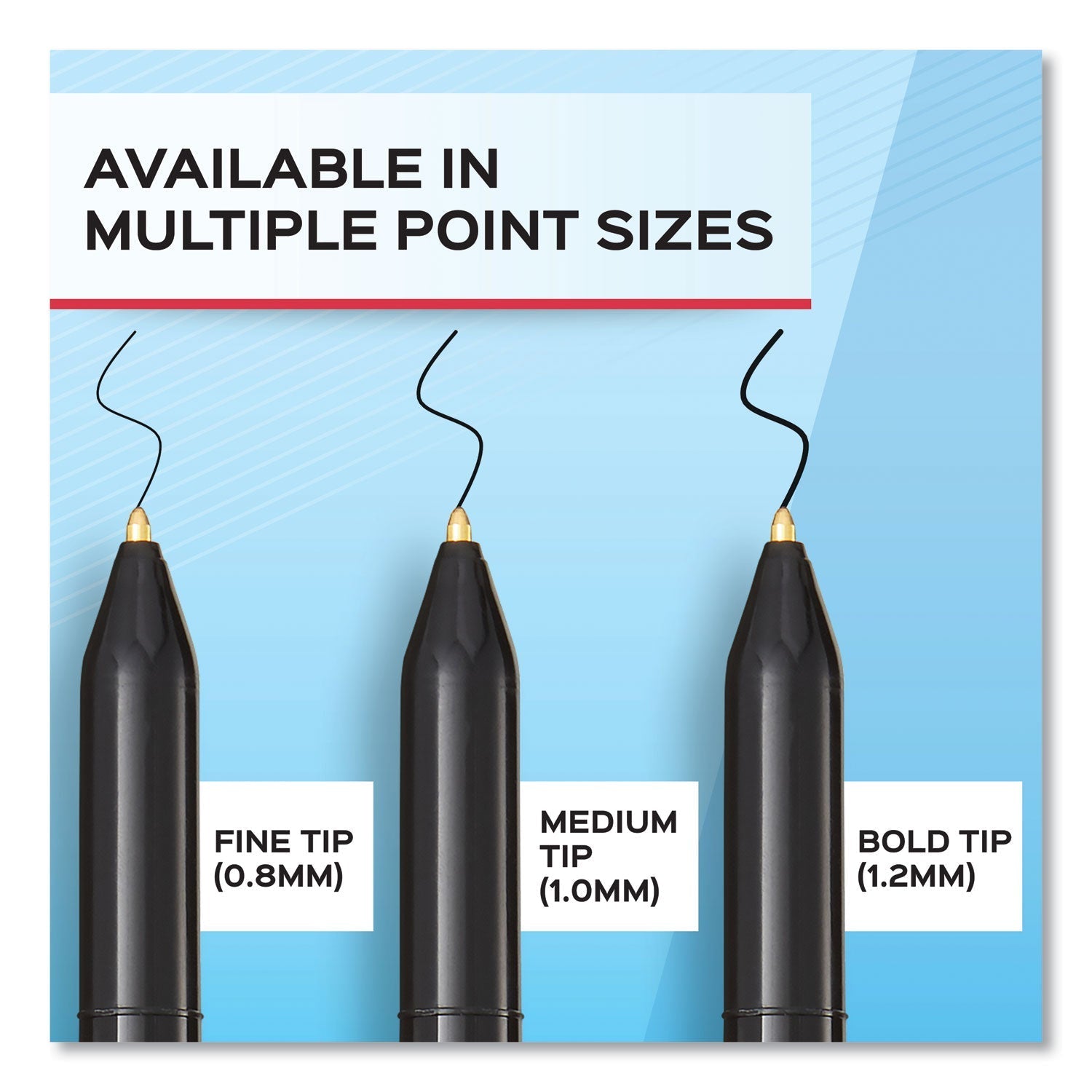 Paper Mate Write Bros. Ballpoint Pen, Stick, Bold 1.2 mm, Blue Ink, Blue Barrel, Dozen - themonogram manor 