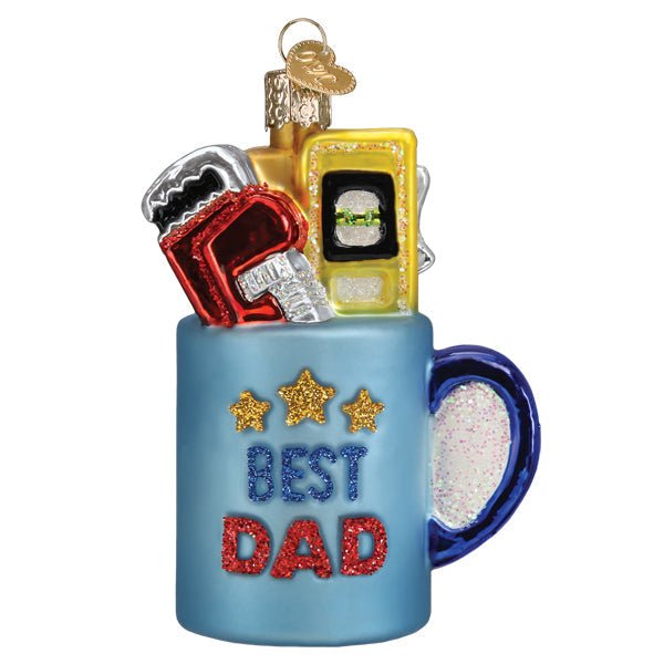 Best Dad Mug Ornament - themonogram manor 