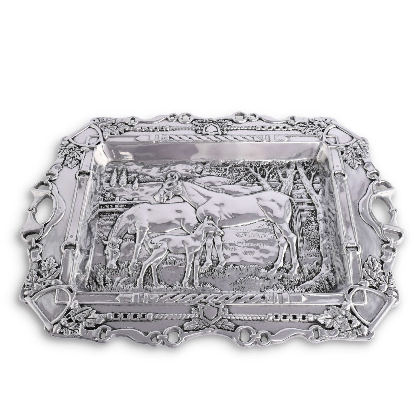 Grazing Horses Parlor Tray - themonogram manor 