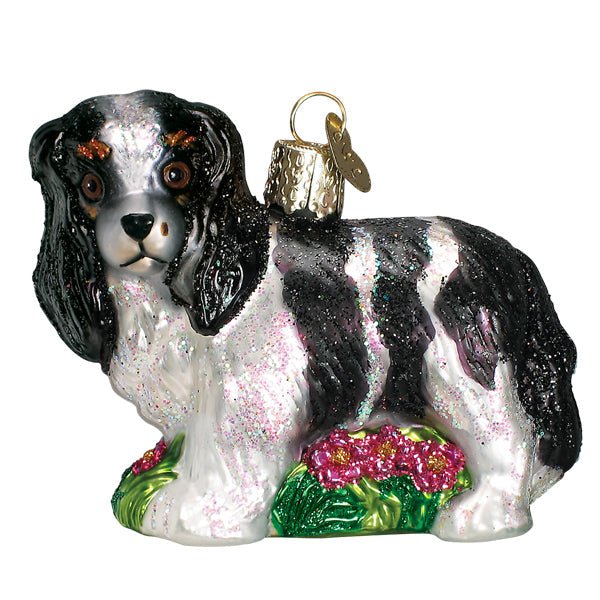 Black/white King Charles Spani Ornament - themonogram manor 