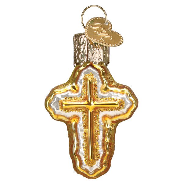 Mini Cross Ornament - themonogram manor 