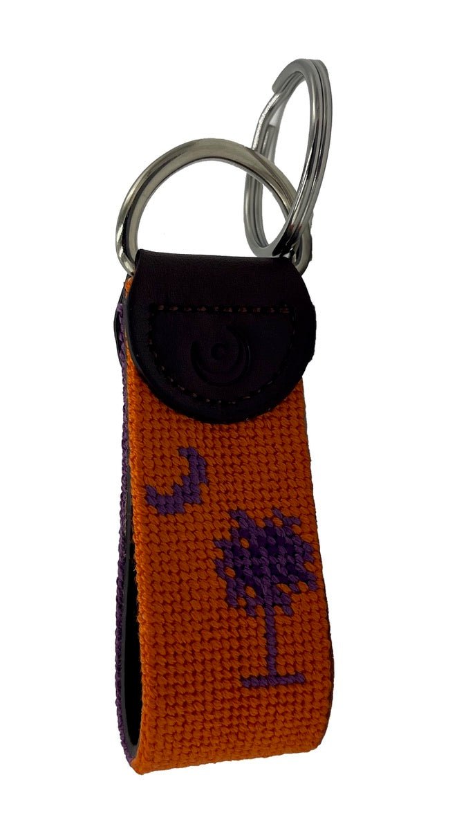 Key Fob - Palmetto Moon Orange Purple Combo - themonogram manor 