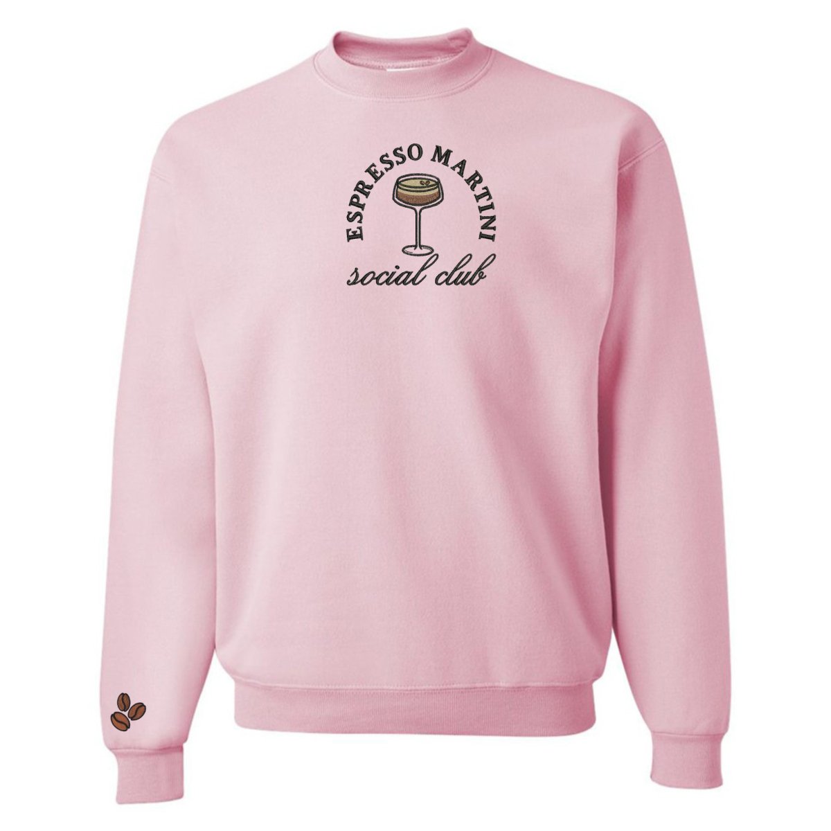 'Espresso Martini Social Club' Crewneck Sweatshirt - themonogram manor 