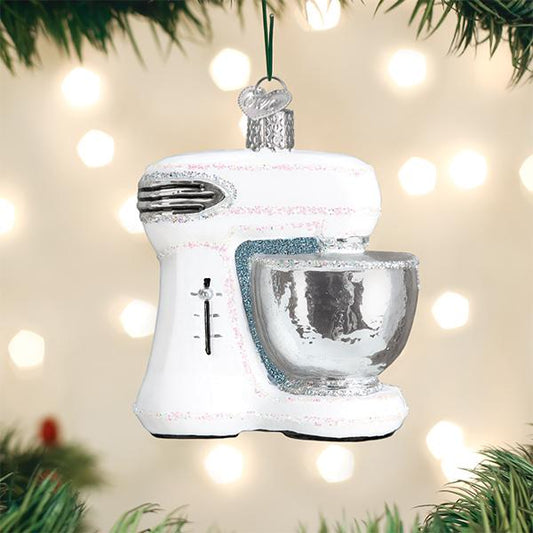 White Mixer Ornament - #themonogram manor #