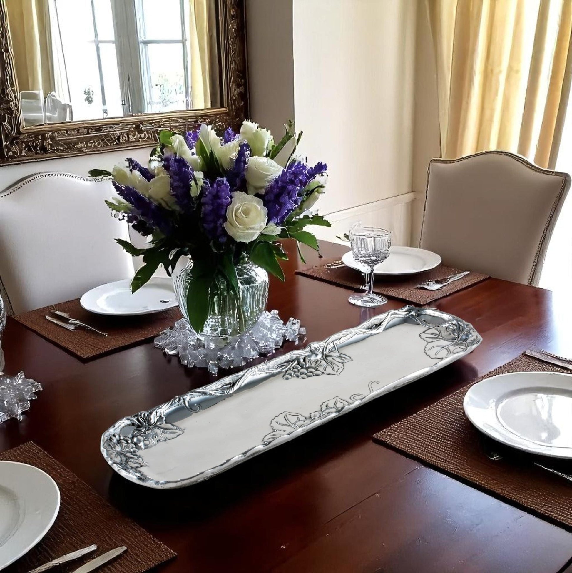 Grape Vineyard Oblong Tray - themonogram manor 