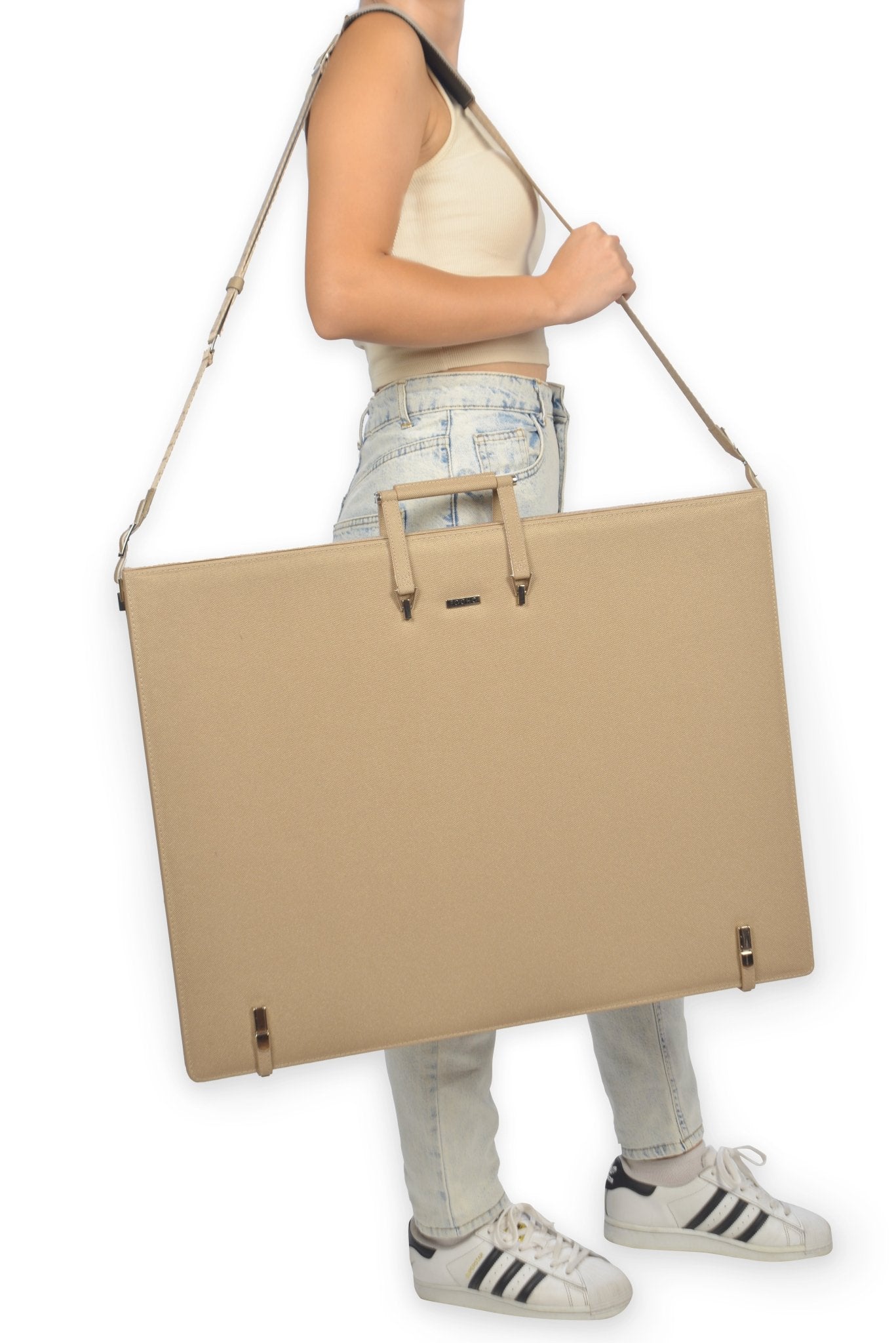 Leather Binder Leather Portfolio Gifts For Painters - Portfolio Binder - Art Supplies Organizer - themonogram manor 