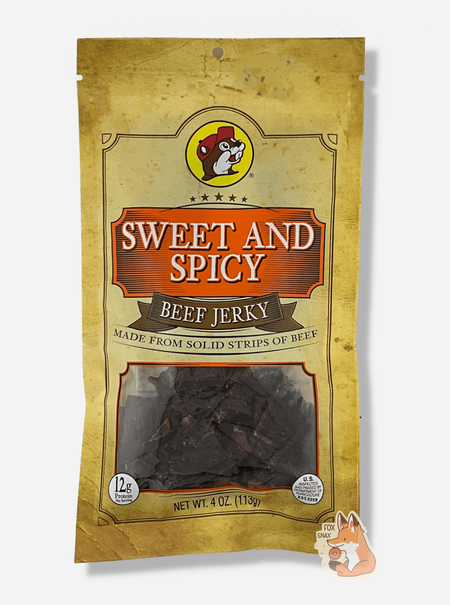Buc - ee's Sweet And Spicy Beef Jerky - themonogram manor 