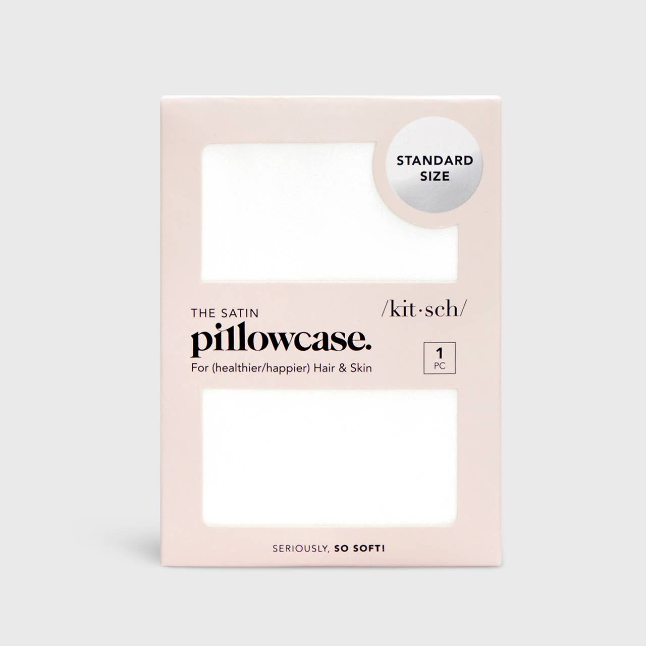 Satin Pillowcase Standard - Ivory - themonogram manor 