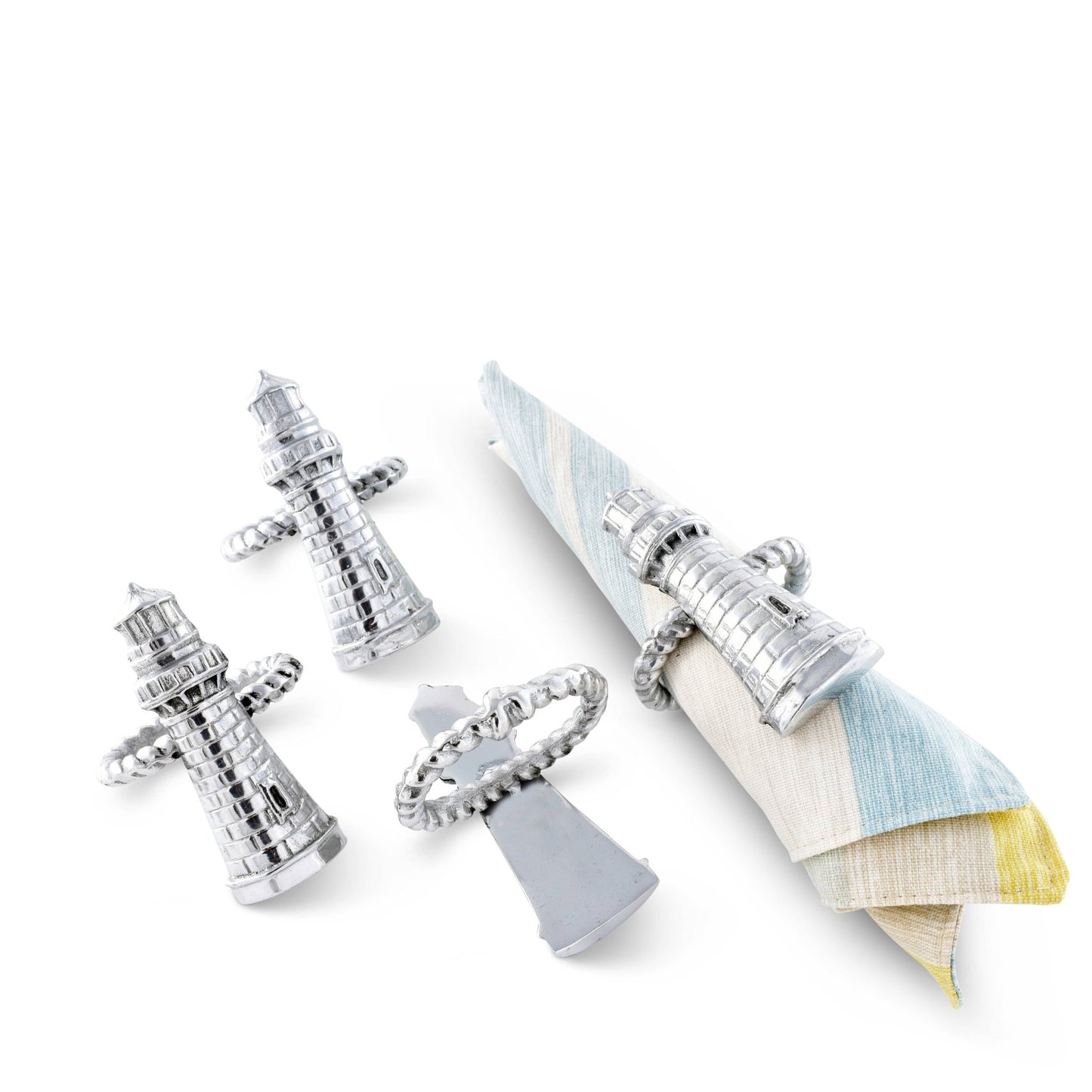 Lighthouse Napkin Rings - themonogram manor 