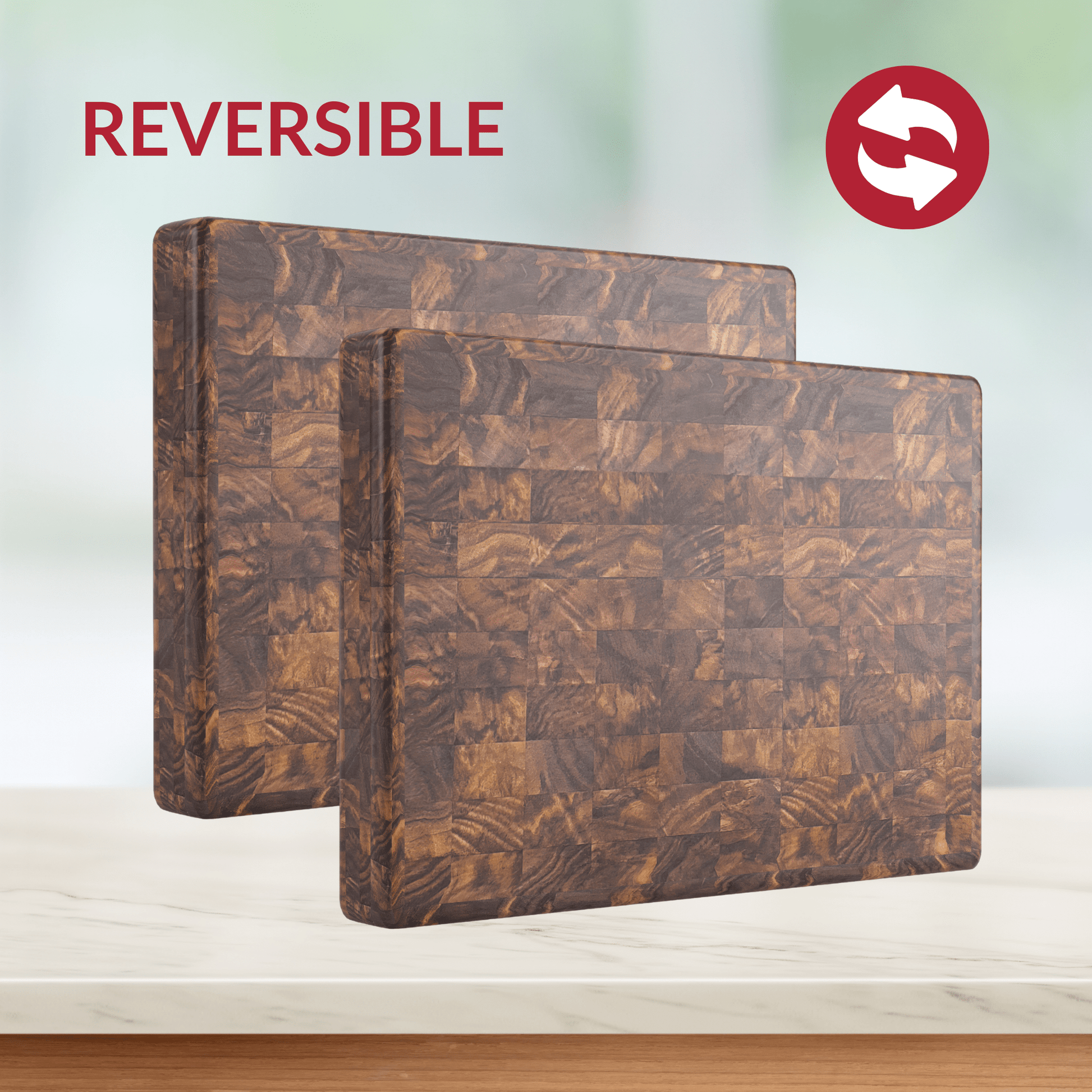 Medium End Grain Walnut Wood Butcher Block - themonogram manor 