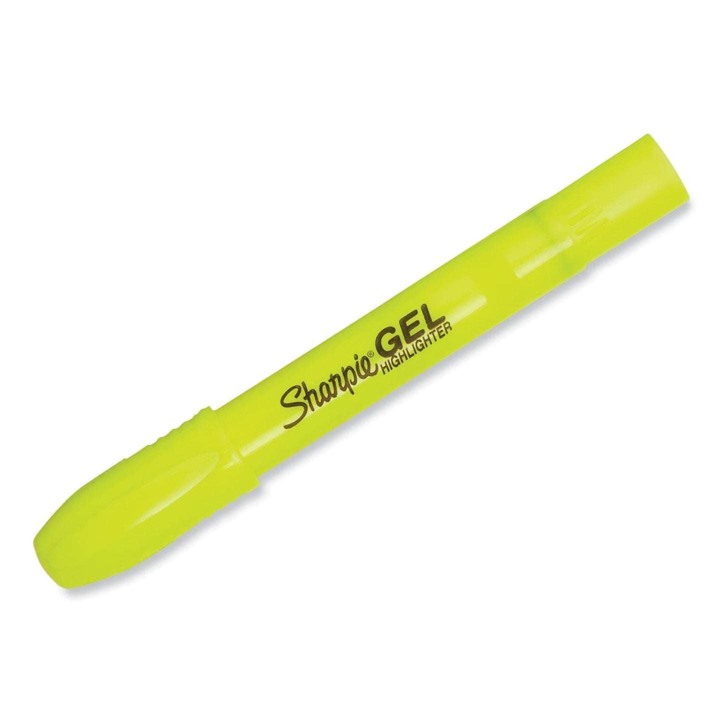 Sharpie Gel Highlighters, Fluorescent Yellow Ink, Bullet Tip, Yellow Barrel - themonogram manor 
