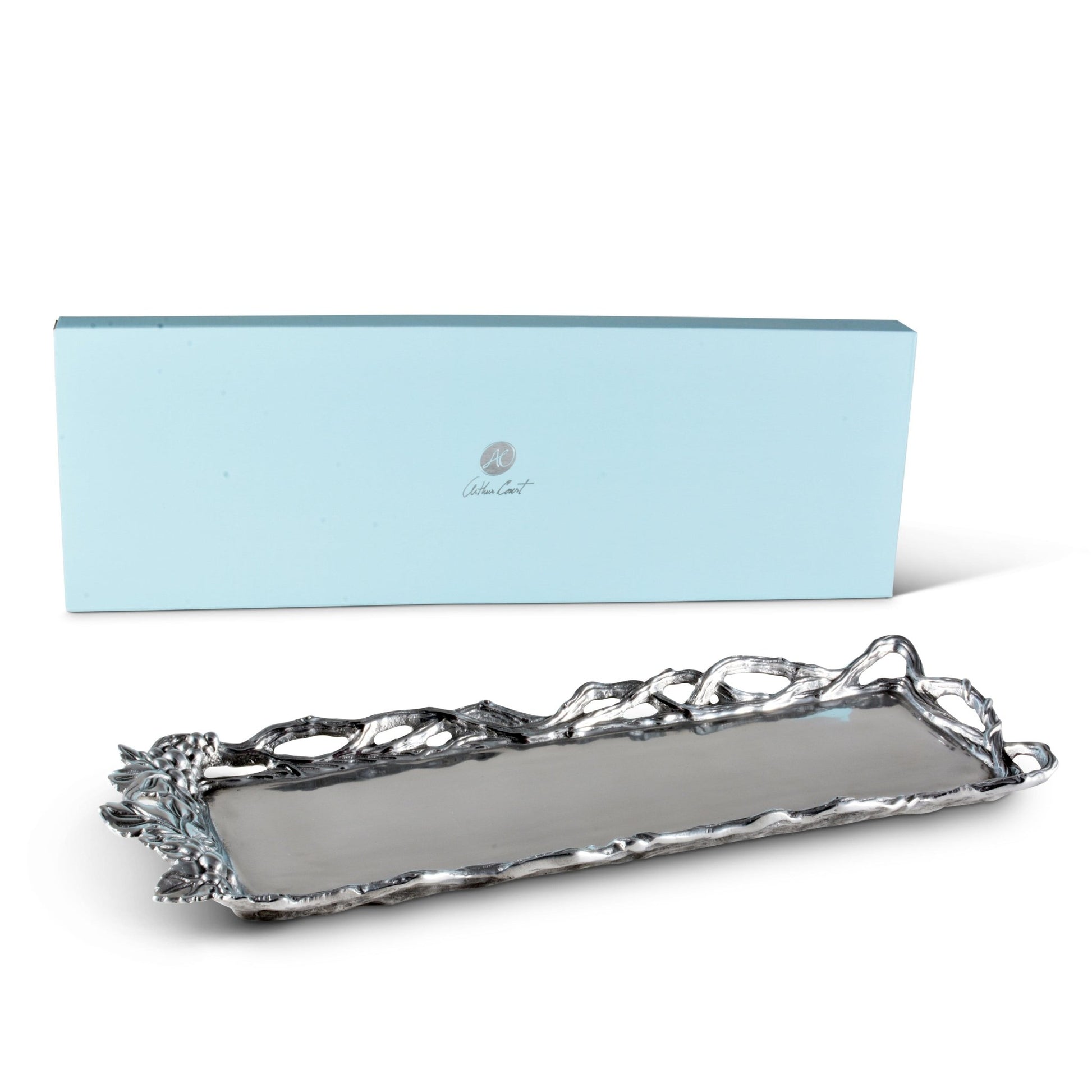Grape Open Vine Oblong Tray - themonogram manor 