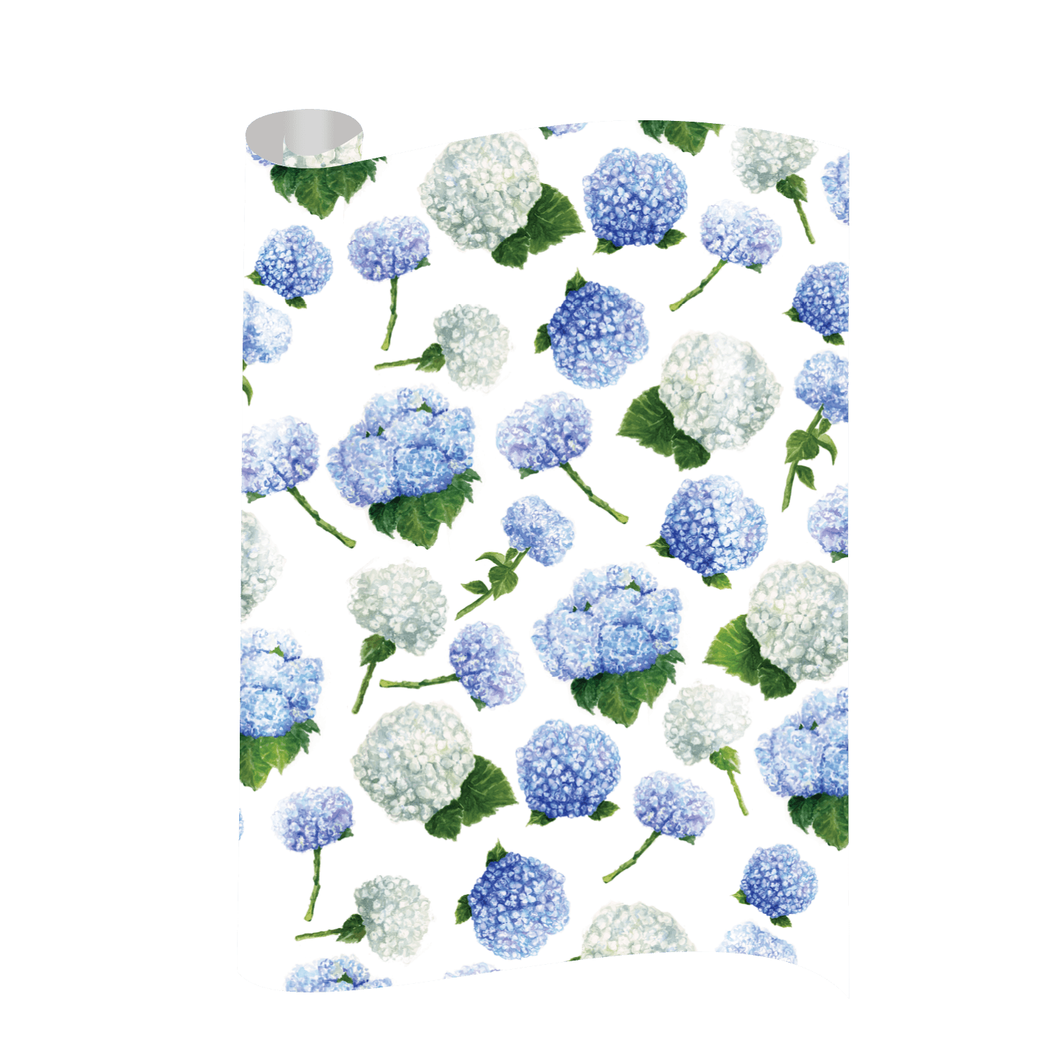 Hydrangea Pattern Gift Wrap - themonogram manor 