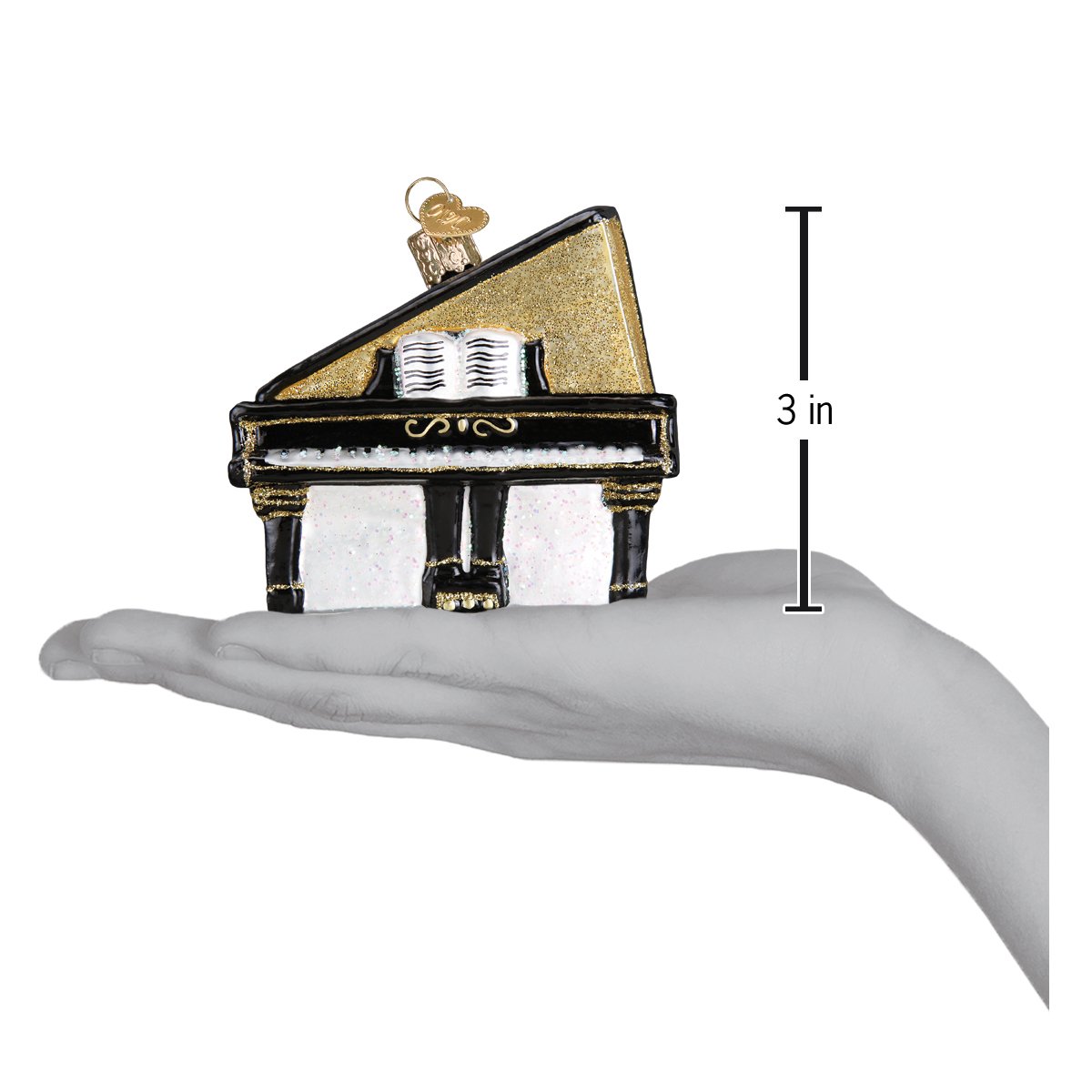 Baby Grand Piano Ornament - themonogram manor 