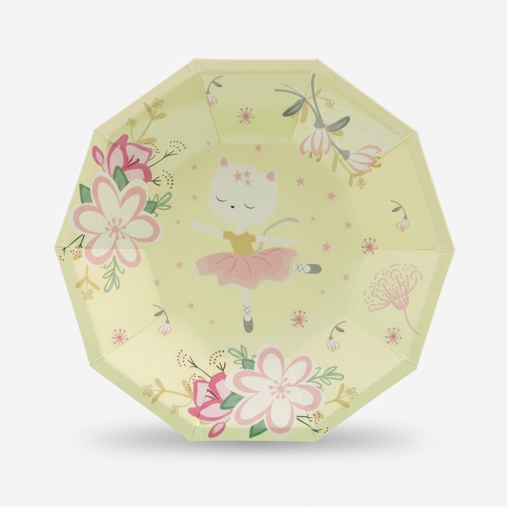 Cat Ballerina Small Plates (Set of 8) - themonogram manor 