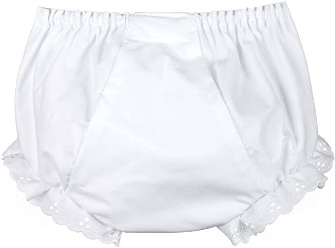 Diaper Cover Eyelet Panty, Double Seated (Pk of 4) - themonogram manor 