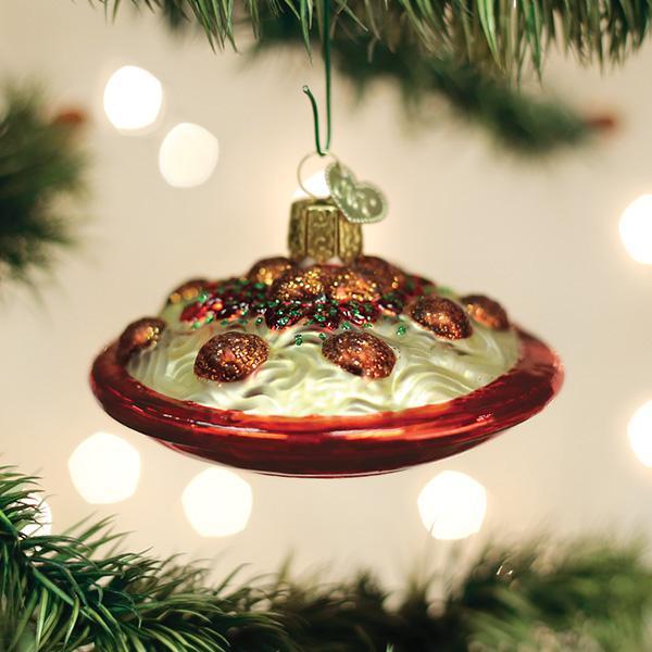 Spaghetti And Meatballs Ornament - themonogram manor 