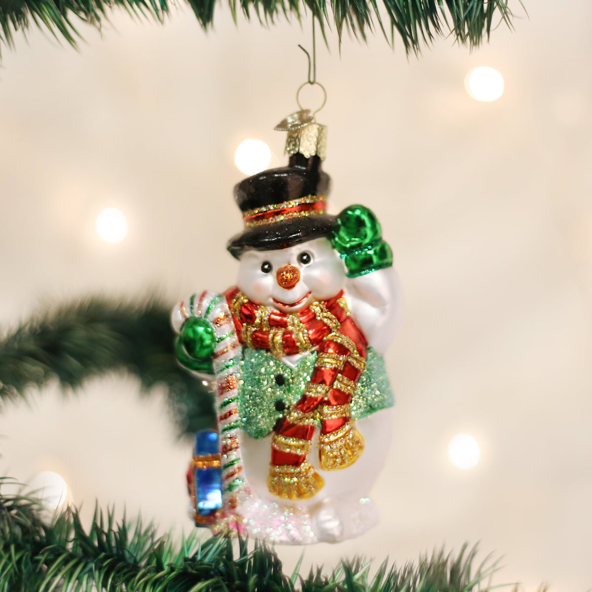 Candy Cane Snowman - themonogram manor 