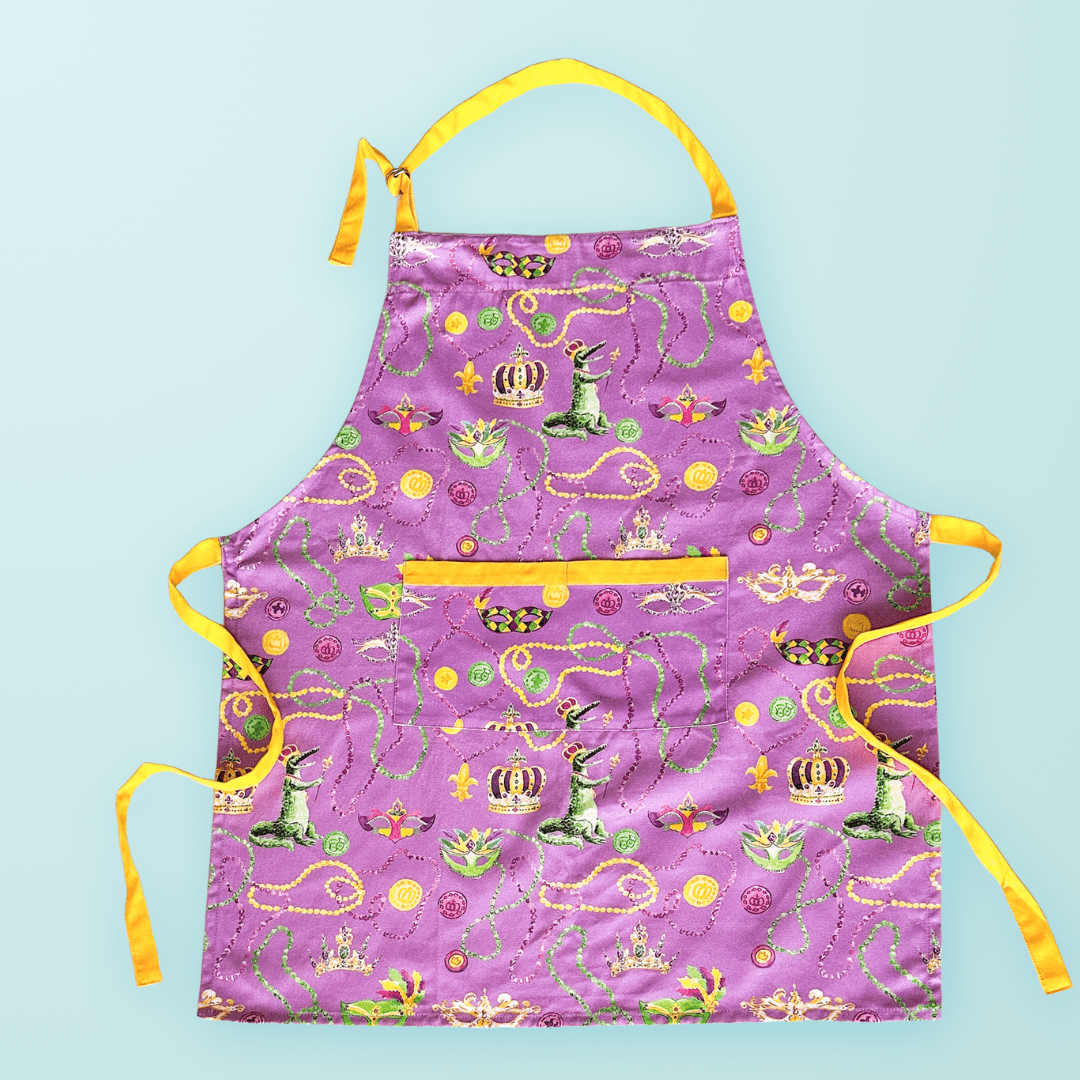 Mardi Gras Apron - themonogram manor 