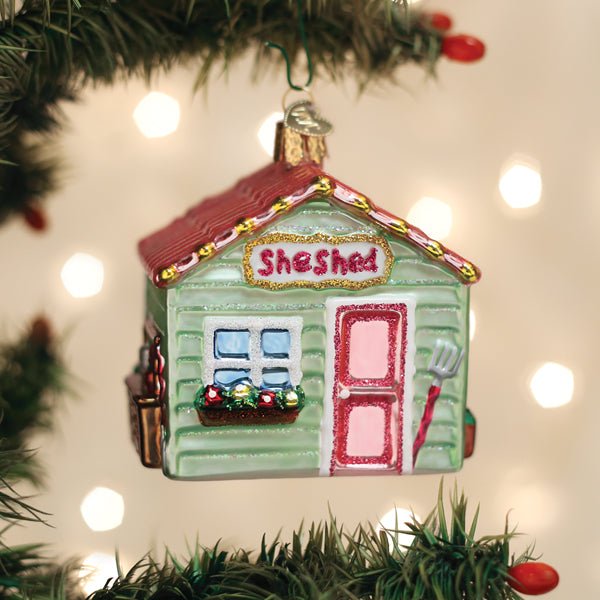 She Shed Ornament - #themonogram manor #