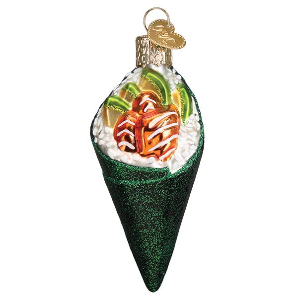 Sushi Hand Roll Ornament - themonogram manor 